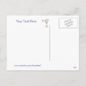 ジャック・ラッセル・エッグ – Tranormal Easter Wishes シーズンポストカード (裏面)