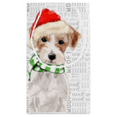 ジャック・ラッセル・テリアおもしろい・クリスマスドッグ スモールペーパーバッグ (裏面)