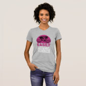 ジャック・ラッセル・テリアに気を取られやすい Tシャツ (正面フル)
