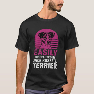 ジャック・ラッセル・テリアに気を取られやすい Tシャツ