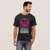 ジャック・ラッセル・テリアに気を取られやすい Tシャツ (正面フル)