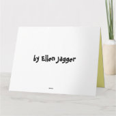 ジャック・ラッセル・テリアの誕生日カード カード (裏面)
