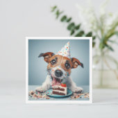 ジャック・ラッセル・テリアカード、ジャック・ラッセル・テリアー 招待状 (スタンド正面)