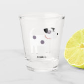 ジャック・ラッセル・テリアパーソナライズされたー犬 ショットグラス (正面)