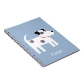 ジャック・ラッセル・テリアパーソナライズされたー犬 ノートブック (右側)