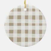 ジャック・ラッセル・テリアパーソナライズされた・クリスマスドッグ セラミックオーナメント (裏面)