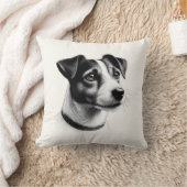 ジャック・ラッセル・テリアースケッチ クッション (ブランケット)