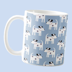 ジャック・ラッセル・テリアードッグデザイン コーヒーマグカップ