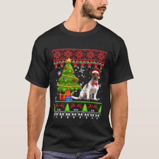 ジャック・ラッセル・テリアードッグ・クリスマストナカイX Tシャツ