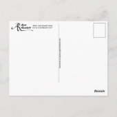 ジャック・ラッセル・テリアー・アップ・ポストカード – "Bliss" ポストカード (裏面)