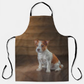 ジャック・ラッセル・テリアー。スケッチ エプロン (正面)