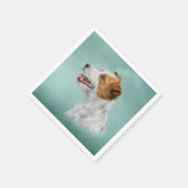 ジャック・ラッセル・テリアー スタンダードカクテルナプキン (角)