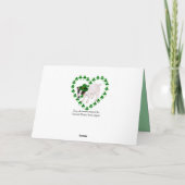 ジャック・ラッセル・テリアー・セント・パトリックのデイカード カード (裏面)