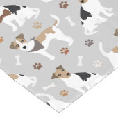 ジャック・ラッセル・テリアー・ポーズ ショートテーブルランナー (コーナー)