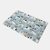 ジャック・ラッセル・テリアー・ポーズ ドアマット (アングル)