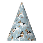 ジャック・ラッセル・テリアー・ポーズ パーティーハット (左)