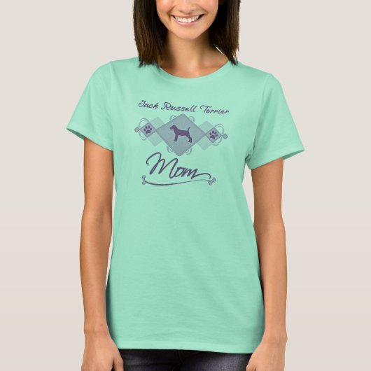 ジャック・ラッセル・テリアー・ママ Tシャツ (正面)