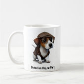ジャック・ラッセル・テリア刑事 コーヒーマグカップ (左)