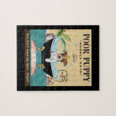 ジャック・ラッセル・テリア犬バブルバス ジグソーパズル (横)