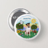 ジャック・ラッセル・テリア1 (1) 缶バッジ (正面&裏面)