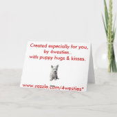 ジャック・ラッセル・テリア・イ・フ・ユ・バレンタイン シーズンカード (裏面)