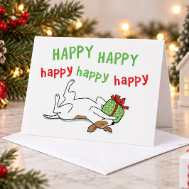 ジャック・ラッセル・テリア クリスマスカード
