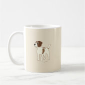 ジャック·ラッセル·テリア コーヒーマグカップ (左)