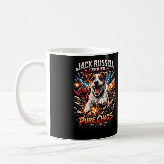 ジャック・ラッセル・テリア コーヒーマグカップ (左)