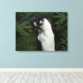 ジャック・ラッセル・テリア・ドッグ・カポ・フォン・オッペンハイム キャンバスプリント (インサイチュ (ウッドフロア))