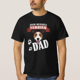 ジャック・ラッセル・テリア・パパ、ドッグパパ Tシャツ