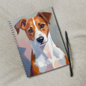 ジャック・ラッセル・テリア 絵画 犬 ペット ノートブック