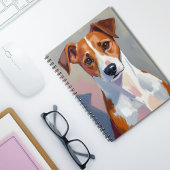 ジャック・ラッセル・テリア 絵画 犬 ペット ノートブック