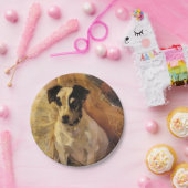 ジャック・ラッセル・ドッグのポートレート ペーパープレート (パーティー)