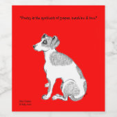 ジャック・ラッセル・ドッグズ ワインラベル (シングルラベル)