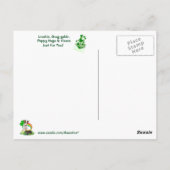 ジャック・ラッセル・ニューアップ1 St Patty's You'得 Ve Mail ポストカード (裏面)