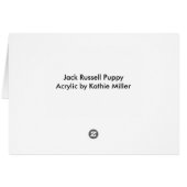 ジャック・ラッセル・パピー (裏面横)