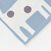 ジャック・ラッセル・パーソン・テリア・ドッグ・パターン フリースブランケット (角)