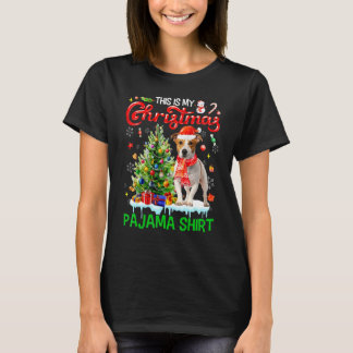 ジャック・ラッセル マフラー サンタ クリスマスパジャマ Tシャツ