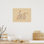 ジャック・ラビットと友人 ポスター (キッチン)