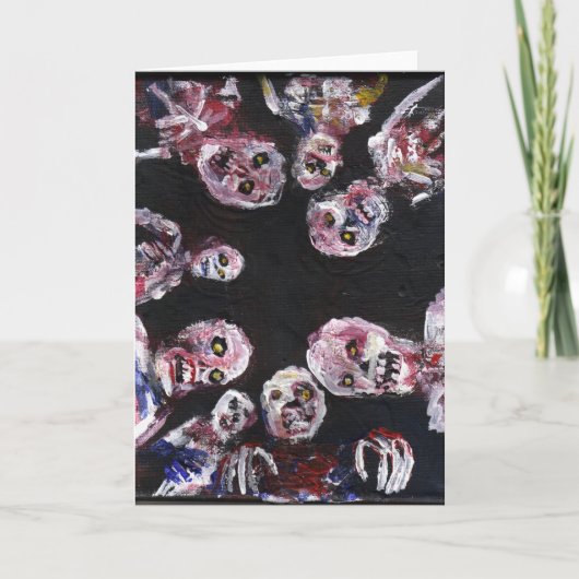 ジャック・ラーソンによる「Wake Up Dead」グリーティングカード シーズンカード (正面)