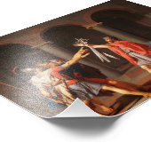 ジャック・ルイ・ダビデによるホラティの誓い フォトプリント            (角)