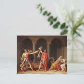 ジャック・ルイ・ダビデによるホラティの誓い ポストカード (スタンド正面)