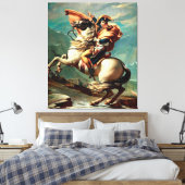 ジャック・ルイ・ダヴィッドによるアルプスの交差点 キャンバスプリント (インサイチュ (寝室))