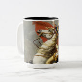 ジャック・ルイ・ダヴィッドによるアルプス横断戦 ツートーンマグカップ (正面左)