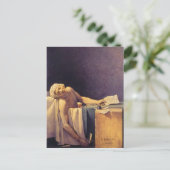 ジャック・ルイ・デイヴィッドのマラトの死 ポストカード (スタンド正面)