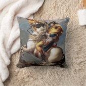 ジャック・ルイ・デビッド・ナポレオン・クロスザ・アルプス クッション (ブランケット)