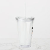 ジャック・o・ランタンと白い幽霊・ブー・ハロウィーン アクリルタンブラー (右)