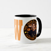 ジャック・O・ランタン彫刻クルー写真モノグラムマグ マグカップ (正面右)