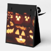 ジャック – O' – ランタン怖い彫りカボチャのハロウィーン フェイバーボックス (裏面サイド)