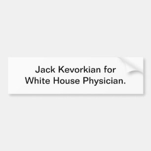 ジャックKevorkian バンパーステッカー